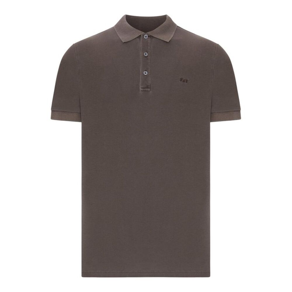 Fay Archive Men Cotton Piquet Polo Shirt